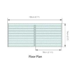 Mercia Double Log Store -Garden & Outdoor Store 12806821 8535028837762330