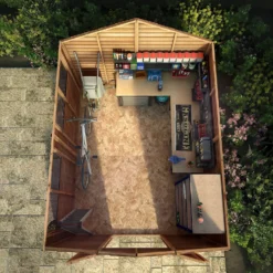 Mercia 10 X 8ft Overlap Double Door Apex Shed -Garden & Outdoor Store 12809177 2195033314280829