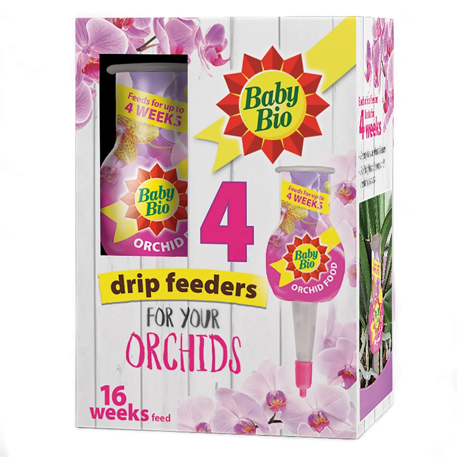 Baby Bio Orchid Drip Feeders (Pack Of 4) 1 Baby Bio Orchid Drip Feeders (Pack Of 4)