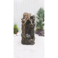 Stylish Fountains Forest Falls Including LEDS -Garden & Outdoor Store 12812573 1854833193159125