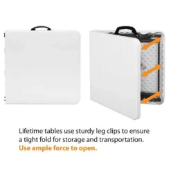 Lifetime Seasonal Party Trestle Folding Table - 1.22m / 4ft 10 Lifetime Seasonal Party Trestle Folding Table - 1.22m / 4ft -Garden & Outdoor Store 12813151 1924913634483522