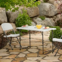 Lifetime Seasonal Party Trestle Folding Table - 1.22m / 4ft 12 Lifetime Seasonal Party Trestle Folding Table - 1.22m / 4ft -Garden & Outdoor Store 12813151 7144913634531594