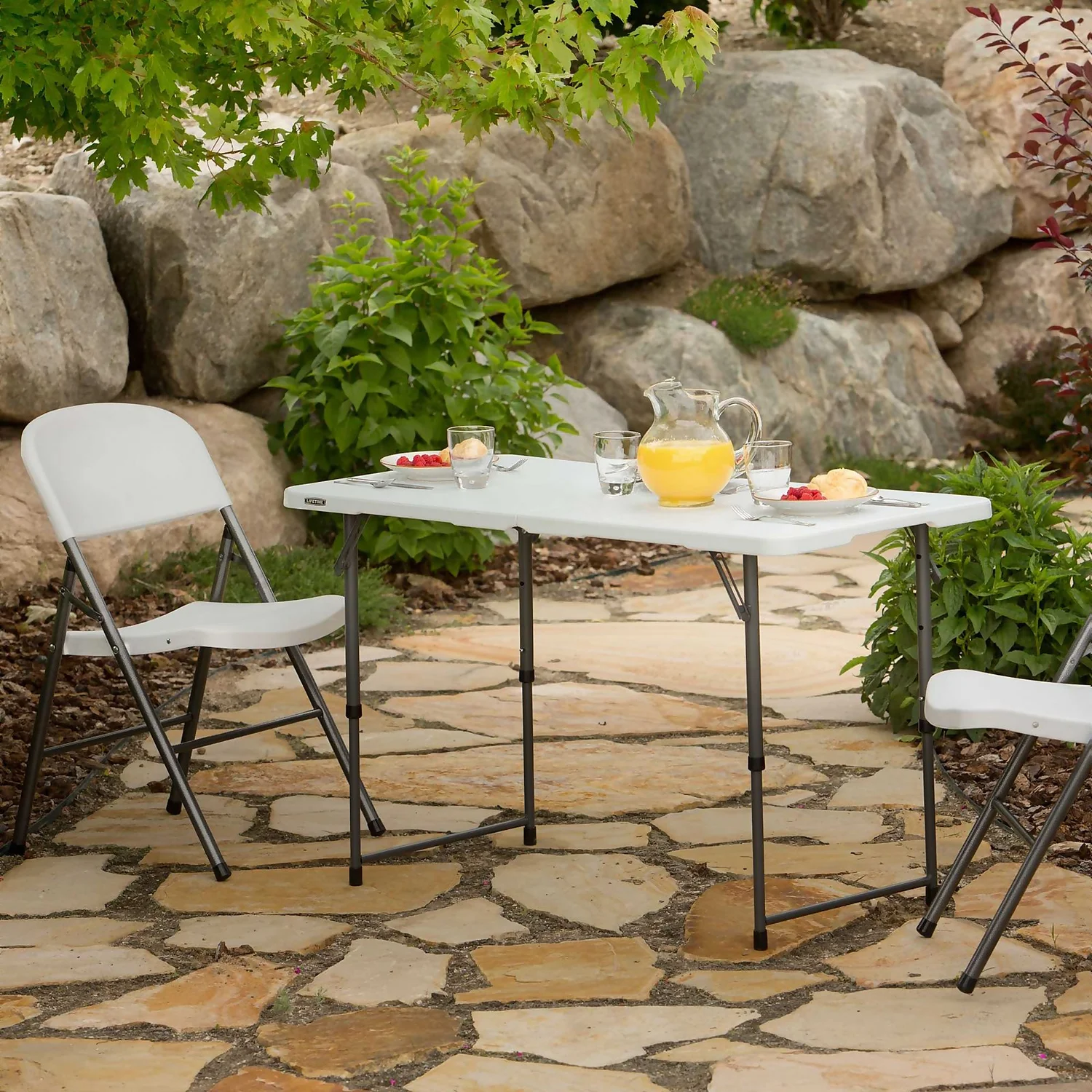 Lifetime Seasonal Party Trestle Folding Table - 1.22m / 4ft 6 Lifetime Seasonal Party Trestle Folding Table - 1.22m / 4ft - Image 6