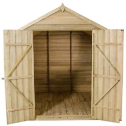 7x7ft Forest Wooden Overlap Pressure Treated Apex Shed -incl. Installation -Garden & Outdoor Store 12814920 2994845696902355