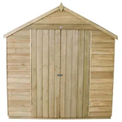 7x7ft Forest Wooden Overlap Pressure Treated Apex Shed -incl. Installation -Garden & Outdoor Store 12814920 7934845696929817