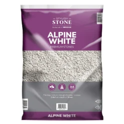 Stylish Stone Premium Alpine White Chippings - Large Pack - 19kg 5 Stylish Stone Premium Alpine White Chippings - Large Pack - 19kg -Garden & Outdoor Store 12815203 2174902949019901