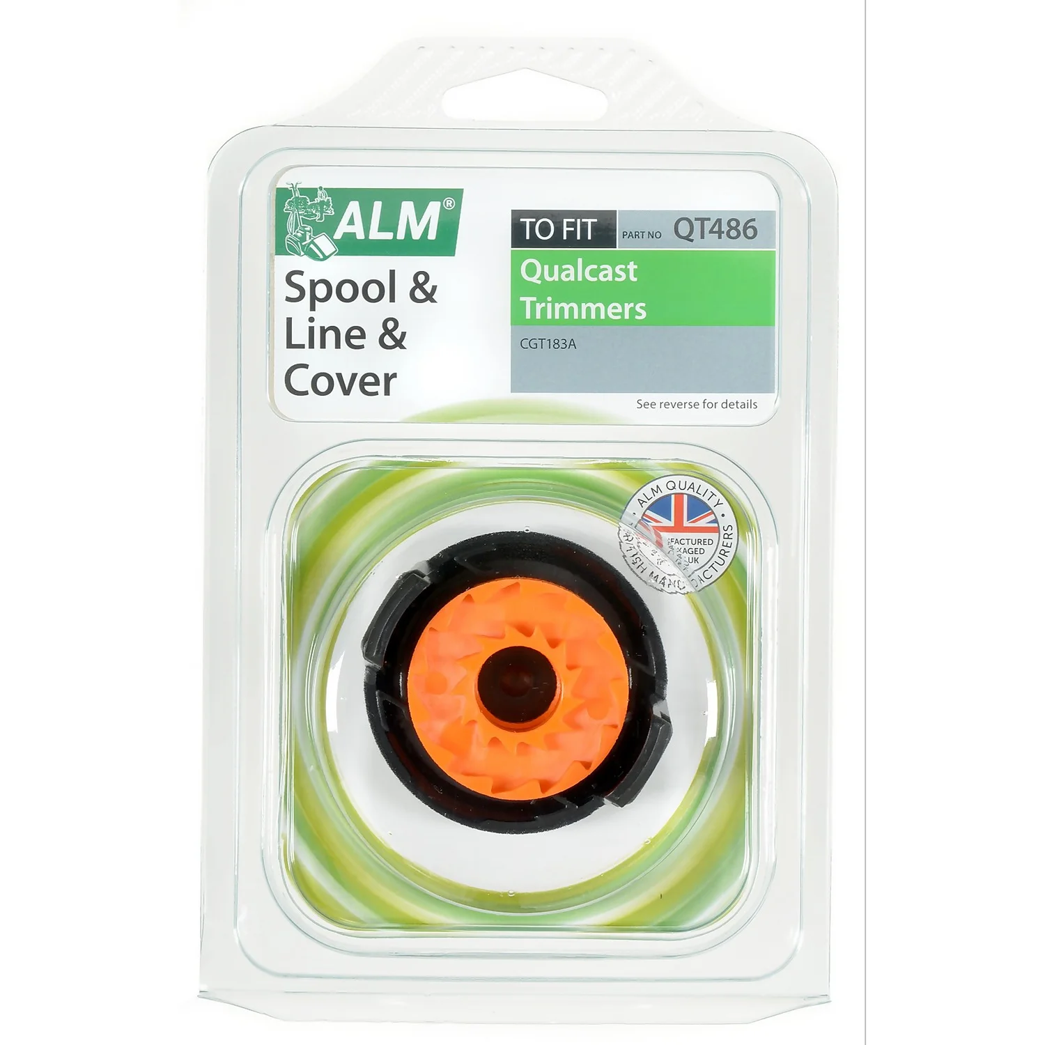 ALM Spool & Cover For Qualcast CGT183A 1 ALM Spool & Cover For Qualcast CGT183A