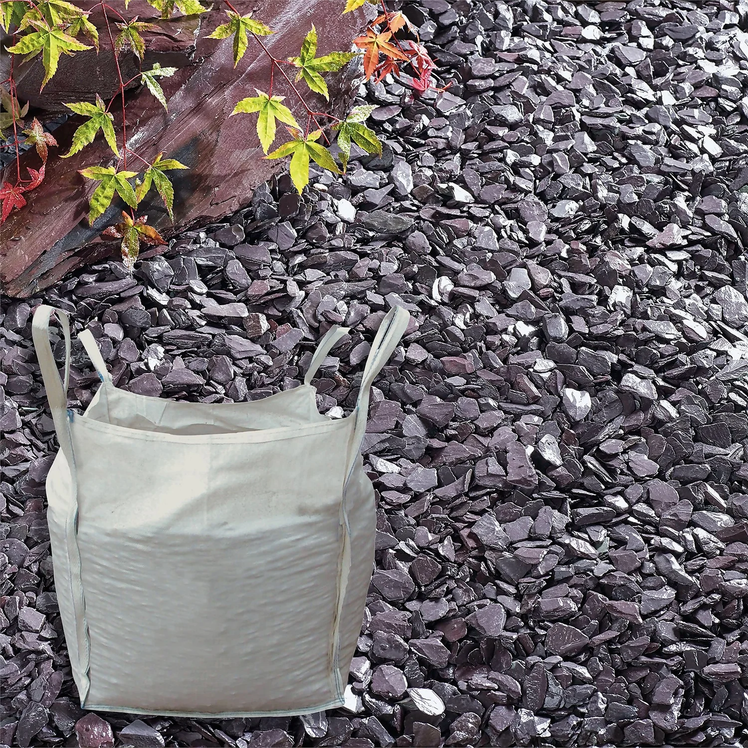 Stylish Stone Plum Slate 20mm - Bulk Bag 750 Kg 1 Stylish Stone Plum Slate 20mm - Bulk Bag 750 Kg