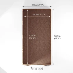 Mercia 20 X 10ft Overlap Apex Wooden Shed -Garden & Outdoor Store 12819927 1245047801338906