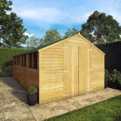 Mercia 20 X 10ft Overlap Apex Wooden Shed -Garden & Outdoor Store 12819927 1485047800646224