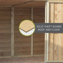 Mercia 6 X 4ft Overlap Pent Bike Shed -Garden & Outdoor Store 12820074 1564989186493206