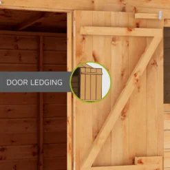 Mercia 6 X 4ft Overlap Pent Bike Shed -Garden & Outdoor Store 12820074 4434989186435447