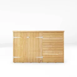 Mercia 6 X 4ft Overlap Pent Bike Shed -Garden & Outdoor Store 12820074 5424989186105807