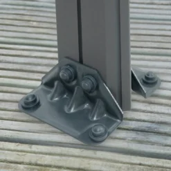 Palram - Canopia Martinique 5000 Garden Gazebo Grey Bronze -Garden & Outdoor Store 12821926 6504924164989004