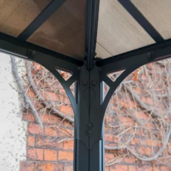 Palram - Canopia Martinique 5000 Garden Gazebo Grey Bronze -Garden & Outdoor Store 12821926 7324924164955974