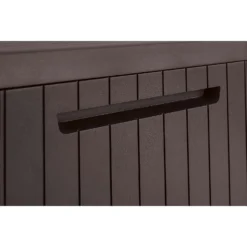 Keter City Outdoor Garden Storage Box 113L - Brown -Garden & Outdoor Store 12822290 1714900073814477