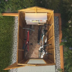 Mercia 6 X 4ft Overlap Apex Windowless Shed -Garden & Outdoor Store 12822306 4235033314241826