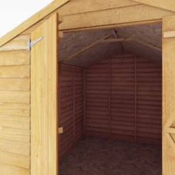 Mercia 8 X 6ft Overlap Apex Windowless Shed - Installation Included -Garden & Outdoor Store 12822593 1905033255737437