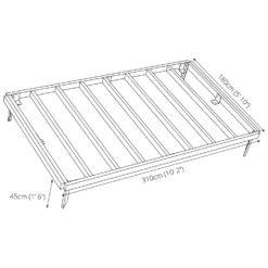 Mercia 10x6ft Pressure Treated Wooden Shed Base - Installation Included -Garden & Outdoor Store 12822605 1944832958324144