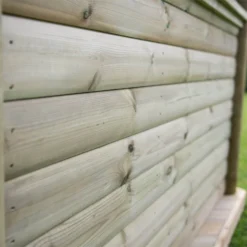 Forest (Installation Included) Thatch Roof Furnished Gazebo - 3.6m - Green -Garden & Outdoor Store 12823704 1554833218635905