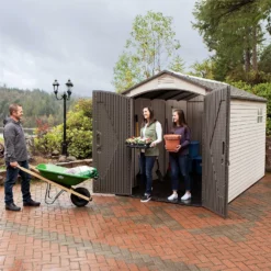 Lifetime 7 X 12ft Outdoor Storage Shed -Garden & Outdoor Store 12826345 1005012584229289
