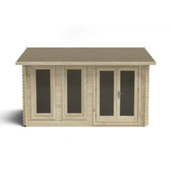 Chiltern 4.0m X 3.0m Log Cabin Single Glazed 24kg Felt, Plus Underlay -Garden & Outdoor Store 12832761 6244833200113254
