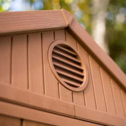 Keter Darwin 6 X 4ft Outdoor Garden Apex Storage Shed - Brown -Garden & Outdoor Store 12833043 5445036177891106