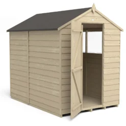 Forest 7 X 5ft Overlap Pressure Treated Apex Shed -Garden & Outdoor Store 12833286 1904833201524400