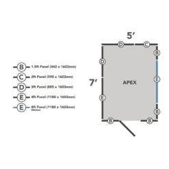 Forest 7 X 5ft Overlap Pressure Treated Apex Shed -Garden & Outdoor Store 12833286 2004833201283176