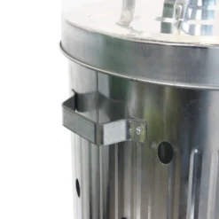 None Garden Galvanised Steel Incinerator / Fire Bin With Lid - 85L -Garden & Outdoor Store 12834094 6265030658477975