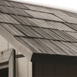 Keter Oakland 7.5 X 11ft Outdoor Garden Apex Storage Shed - Grey -Garden & Outdoor Store 12840580 1855036179644096