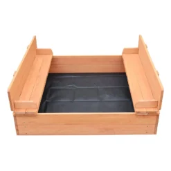 None Sand Pit With Seating And Cover -Garden & Outdoor Store 12841983 1054833225745809