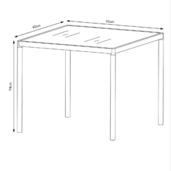 Bambrick 4 Seater Garden Dining Set -Garden & Outdoor Store 12881495 3724948030783797