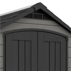 Keter Premier 7 X 7ft Outdoor Garden Apex Storage Shed - Grey -Garden & Outdoor Store 12882034 1335036180500743