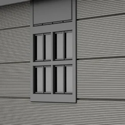 Keter Premier 7 X 7ft Outdoor Garden Apex Storage Shed - Grey -Garden & Outdoor Store 12882034 1555036180599140