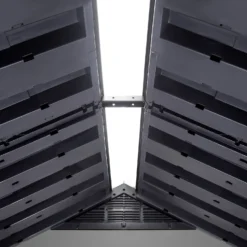 Keter Premier 7 X 7ft Outdoor Garden Apex Storage Shed - Grey -Garden & Outdoor Store 12882034 2475036180455080