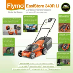 Flymo EasiStore 340 Li -Garden & Outdoor Store 12882303 9844853413897194
