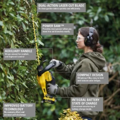 STANLEY FATMAX V20 18V Cordless Hedge Trimmer 55cm (Sfmcht855M1-Gb) -Garden & Outdoor Store 12882306 2675052745698945