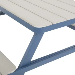 Picnic Bench - Navy & Grey -Garden & Outdoor Store 12885211 9734853415418977