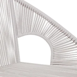 Homebase Acapulco 2 Seater Garden Bench - Grey -Garden & Outdoor Store 12885516 3614843608039213