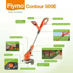 Flymo Contour Electric Grass Trimmer - 25cm -Garden & Outdoor Store 12885912 1174856528981016