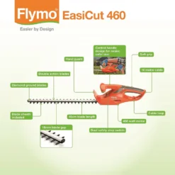 Flymo Easicut 460 Electric Hedge Trimmer - 45cm 11 Flymo Easicut 460 Electric Hedge Trimmer - 45cm -Garden & Outdoor Store 12885913 5754843593157071