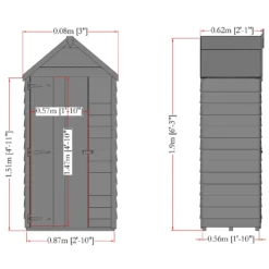Shire Tool Store Overlap - 3x2ft 12 Shire Tool Store Overlap - 3x2ft -Garden & Outdoor Store 12887191 6384851580684872