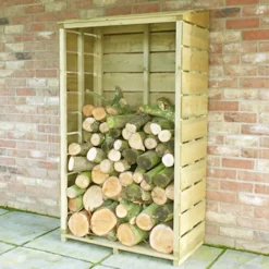 Shire Tall Wall Log Store - 3x1.5ft -Garden & Outdoor Store 12887202 1824851593365374