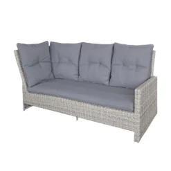 Mortimer Grey Rattan Garden Corner Sofa Set -Garden & Outdoor Store 12887790 3255047776533844