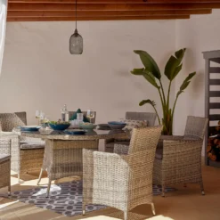 Florence 6 Seater Garden Dining Set -Garden & Outdoor Store 12887800 3494929366860307