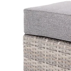 Florence Grey Rattan Effect Garden Corner Sofa Set -Garden & Outdoor Store 12887809 2044843689799947