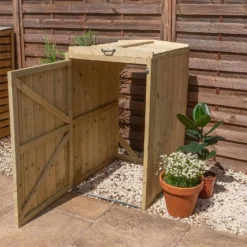 Mercia Single Bin Store (Installed) -Garden & Outdoor Store 12888121 5734843295134164