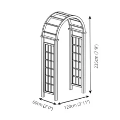 Mercia Curved Arch -Garden & Outdoor Store 12888302 3434849860646659