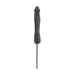 None 2.7m Crank & Tilt Parasol Dark Grey - Dia. 38mm -Garden & Outdoor Store 12888563 1624843674646143